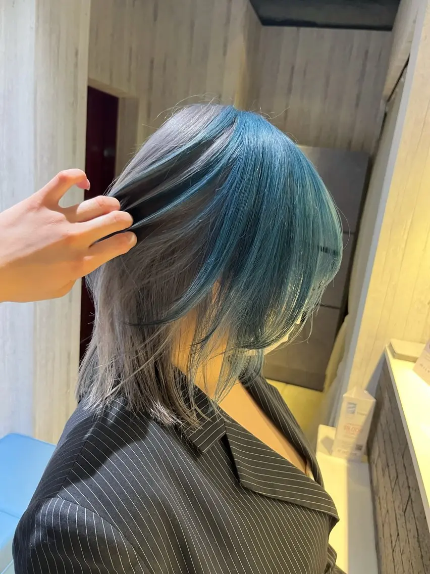 ミディアム ヘアカラー 🐾カラーモデル募集 中🐈‍⬛藤川 千誉のヘアスタイル