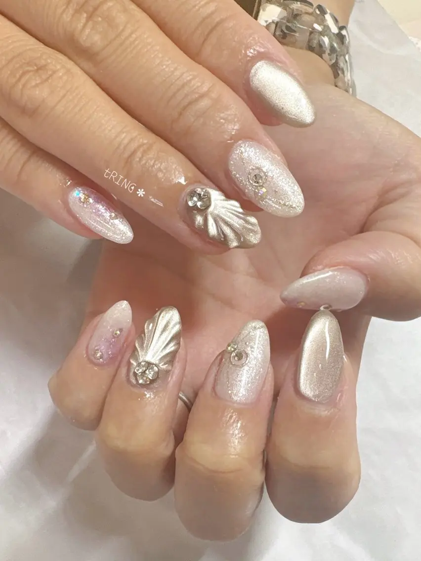 ネイル ハンドネイル tRING＊ しいの木台のネイルデザイン