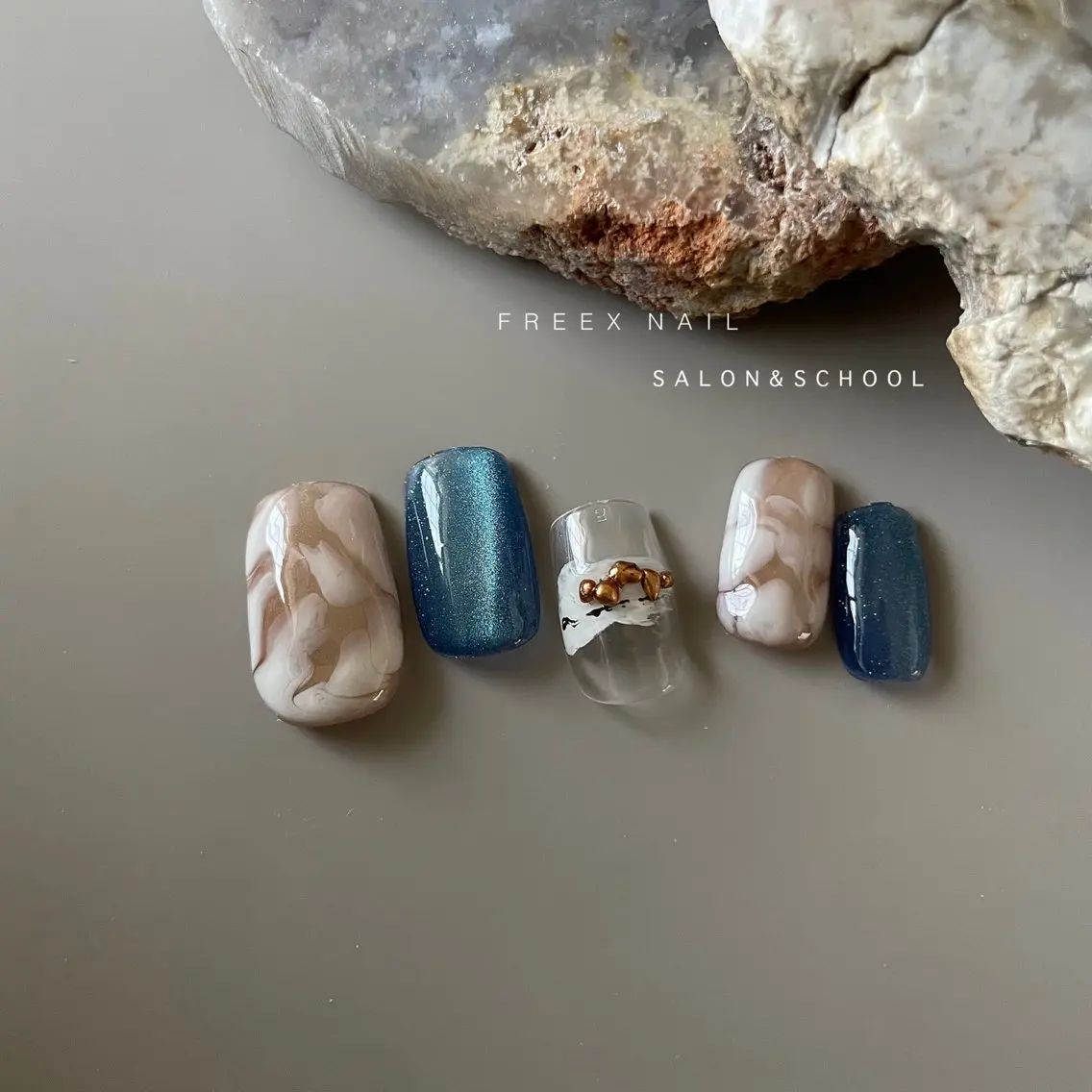 ネイル ハンドネイル ハンドケア freex nail /ニュアンス/個性派のネイルデザイン