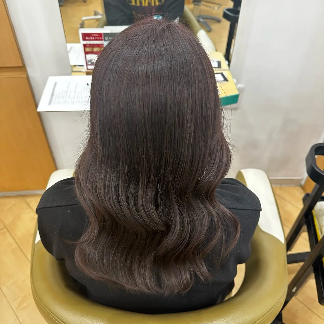 ミディアム ピンクブラウン モデル様大募集中🐾 🧸佐々木優🧸🐾のヘアスタイル