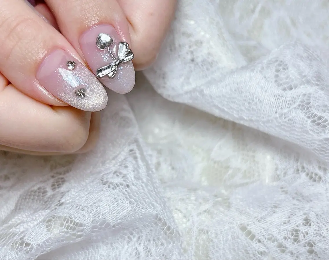 ネイル グラデーション マグネットネイル ハンドネイル FLARE NAIL フレアネイルのネイルデザイン