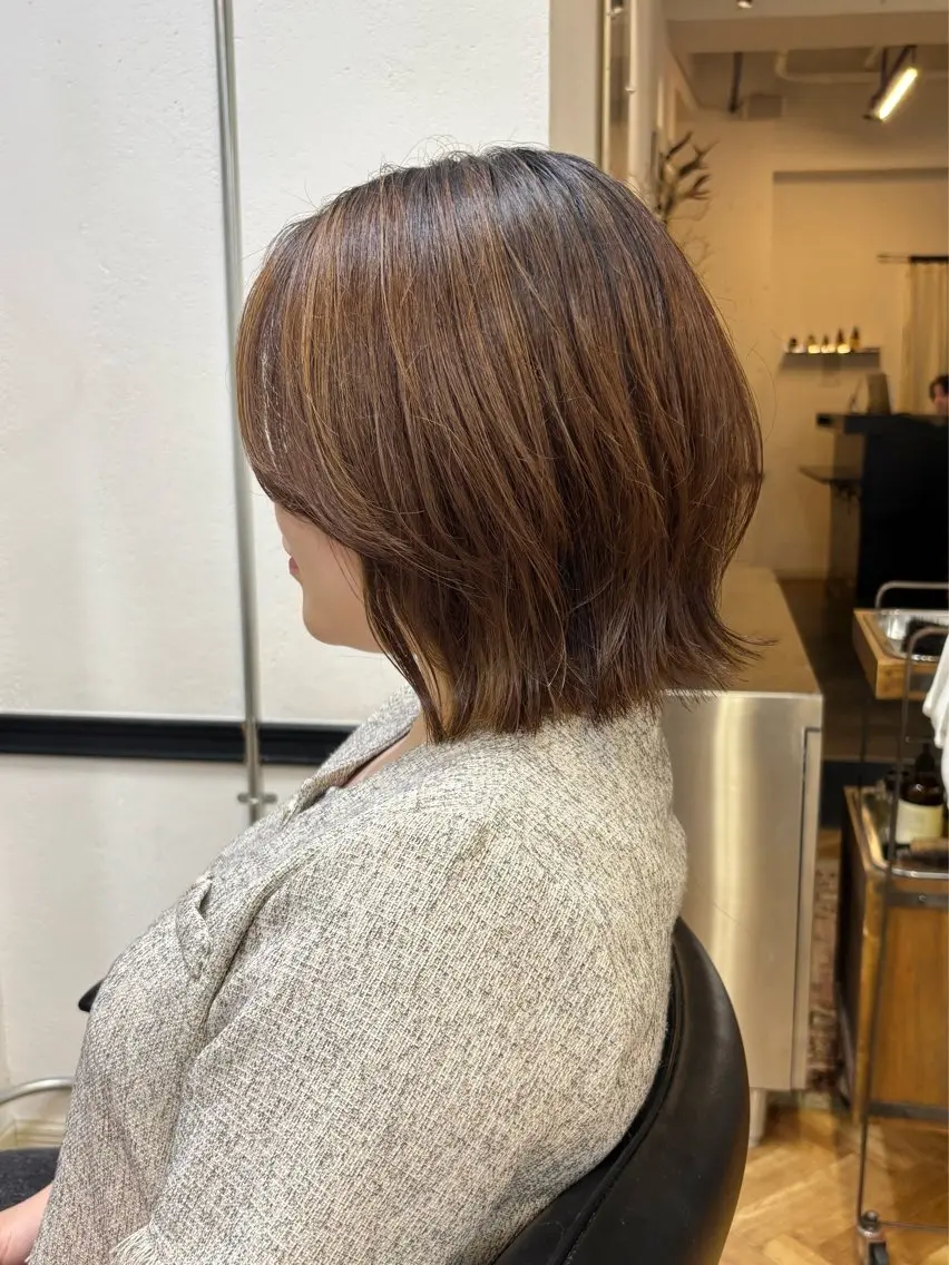 ミディアム ショートカット/ キタハラユリナのヘアスタイル