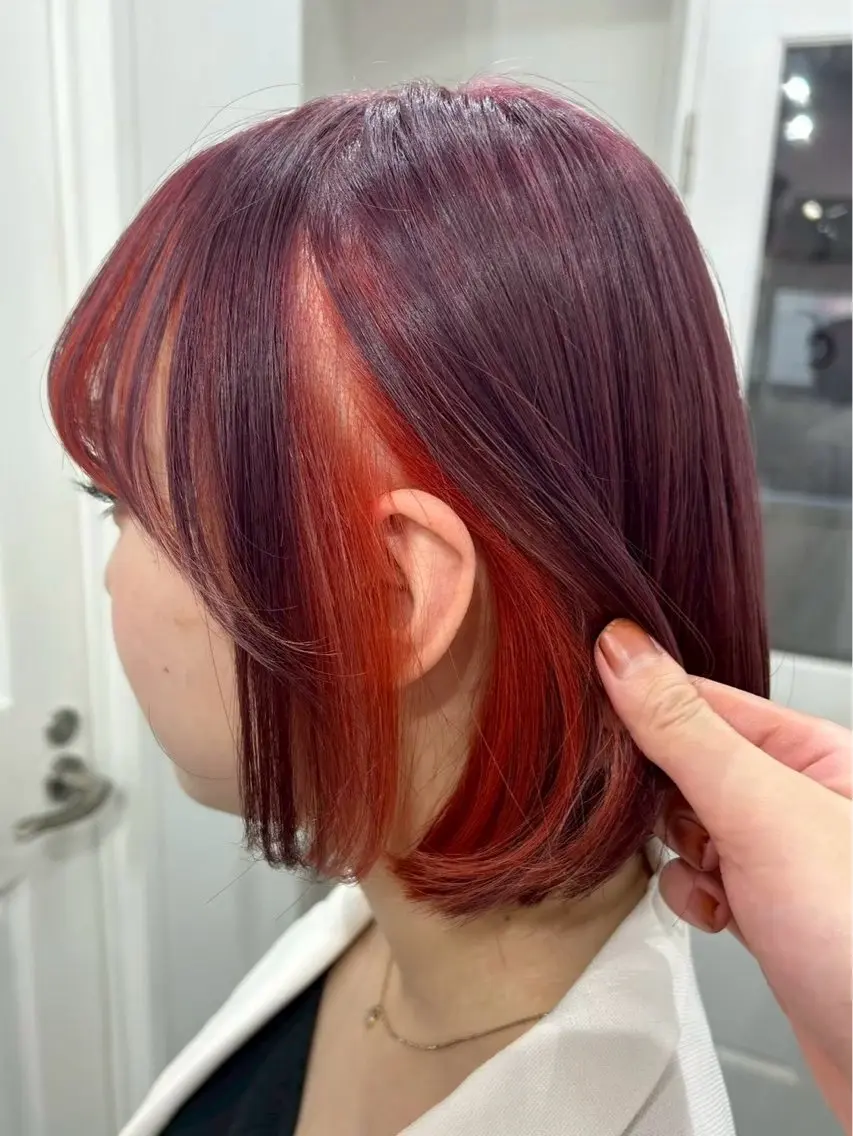 ショート カラー 👾毎日盛れる♡ 艶カラー♡👾リノのヘアスタイル