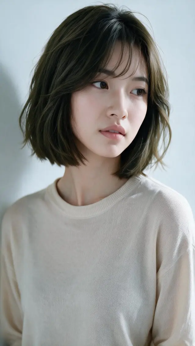 ミディアム カラー MATSU DAのヘアスタイル