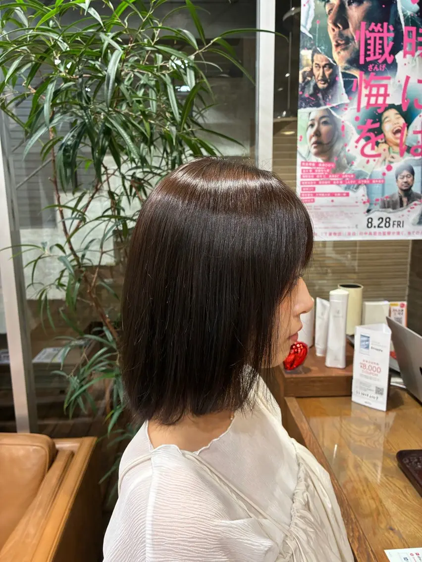 ショート カラー ヘアカラー 【透明感カラー🪞】 高田愛斗のヘアスタイル