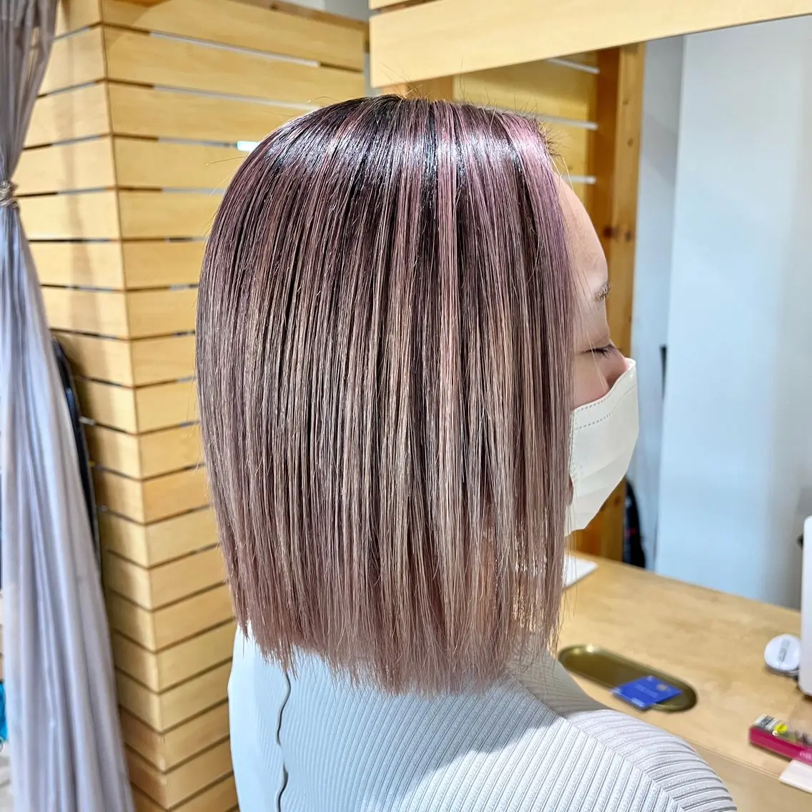 ショート カラー ブリーチ ✨髪質改善🎨 杉本賢人のヘアスタイル