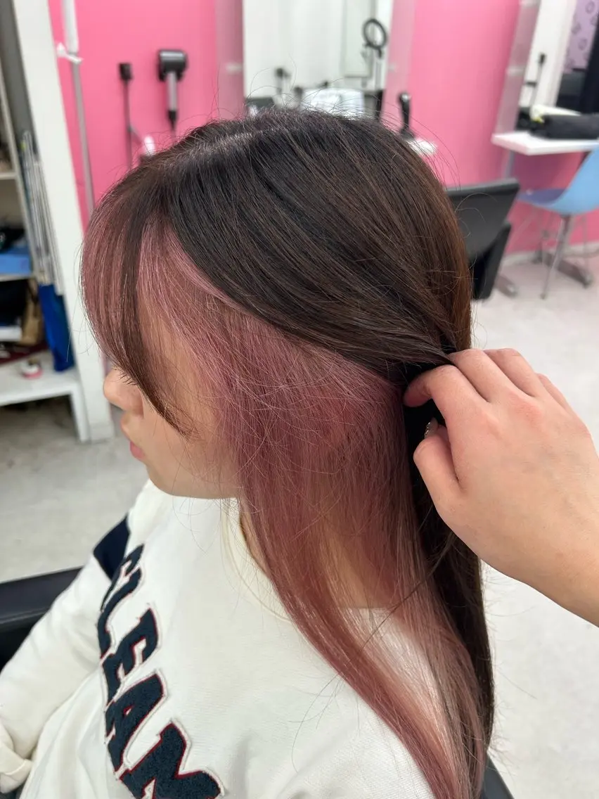 ロング 🎀ブリーチカラー 🎀なつのヘアスタイル
