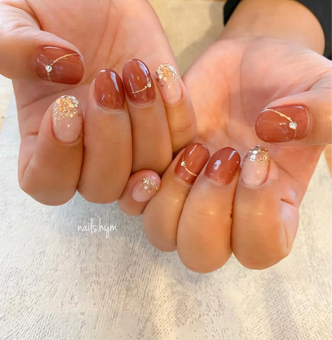 定額シンプルプラン、マグネットジェルワンカラーの写真