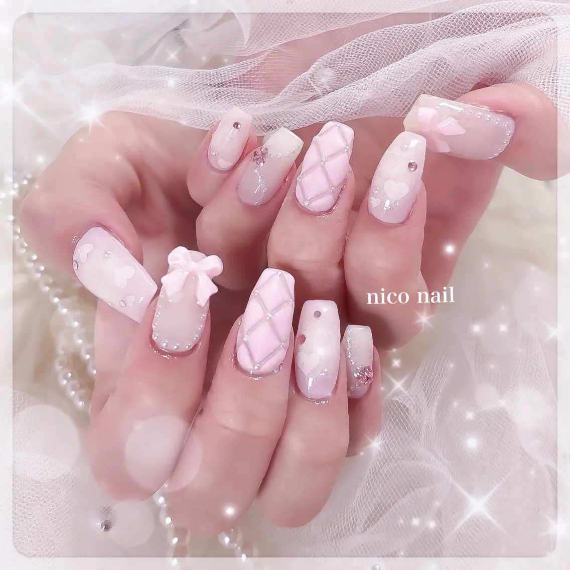 ネイル ハンドネイル 三鷹🎀韓国ネイル/ niconail🪄のネイルデザイン