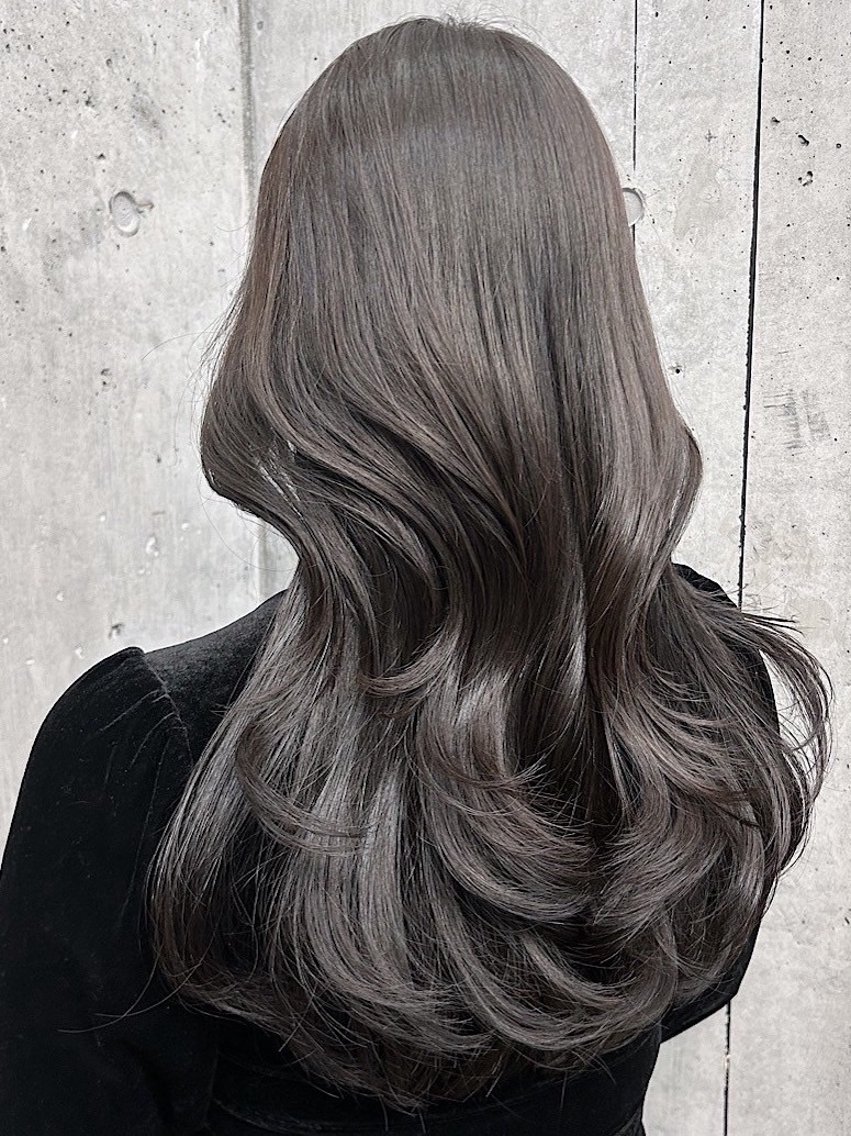 ロング カラー ヘアアレンジ ヘアカラー 縮毛矯正・カラー特化 指名No.1shunのヘアスタイル