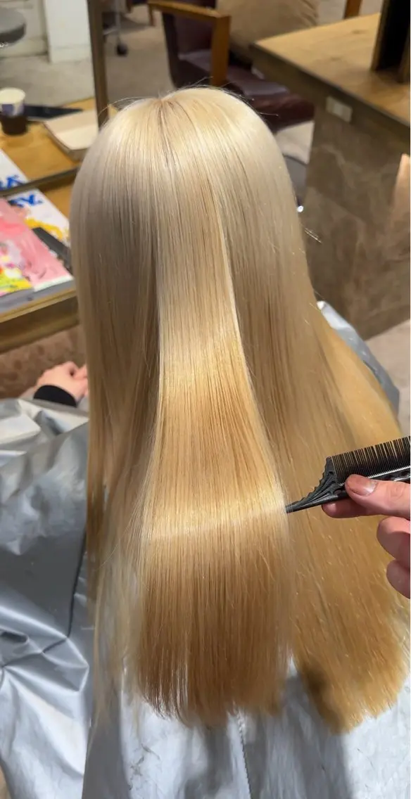ロング カラー カット ヘアカラー トリートメント 💖艶髪&ブリーチ髪 質改善💖舜希のヘアスタイル