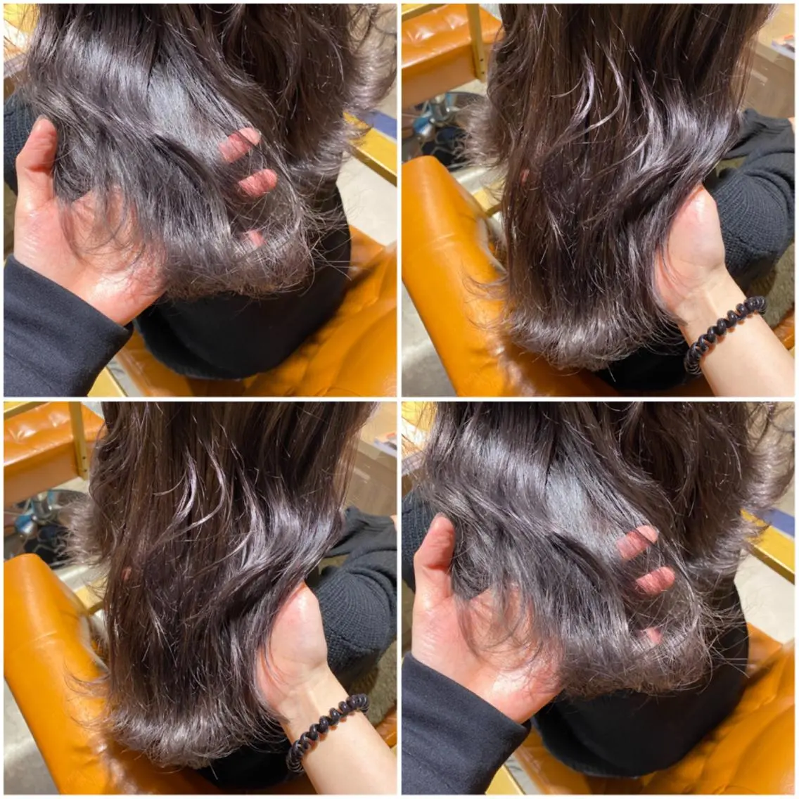 カラー グレージュ ラベンダーカラー ラベンダーグレージュ ラベンダーグレー カット トリートメント 🩵盛れる顔周りヘア EMI🩵のヘアスタイル