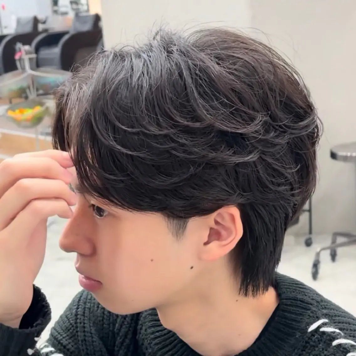 【ご新規様限定】垢抜けたいアナタに❗️骨格矯正メンズカット×フェザーパーマ🪶の写真