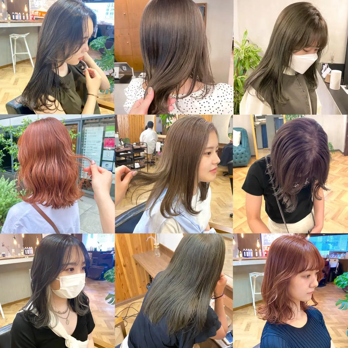 セミロング カラー パーマ ヘアアレンジ メンズ キッズ ネイル マツエク・マツパ 前川 朋香のヘアスタイル