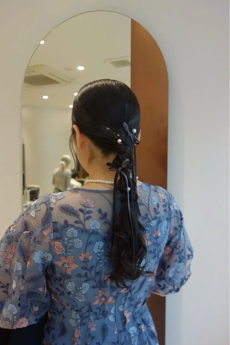ヘアアレンジ ヘアセット yuna🪽‪ ヘアセット／カラーのヘアスタイル