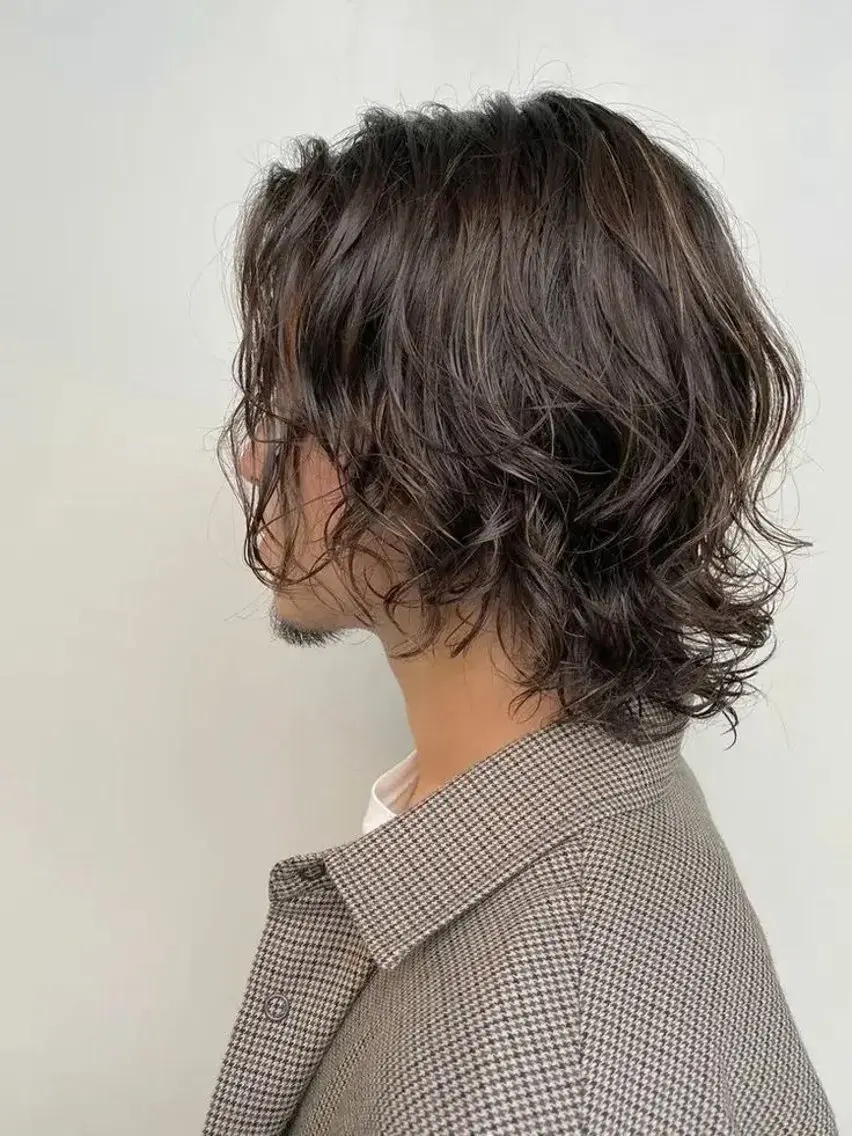 ショート パーマ メンズ 似合わせスタイル 表参道🌿ちえのヘアスタイル