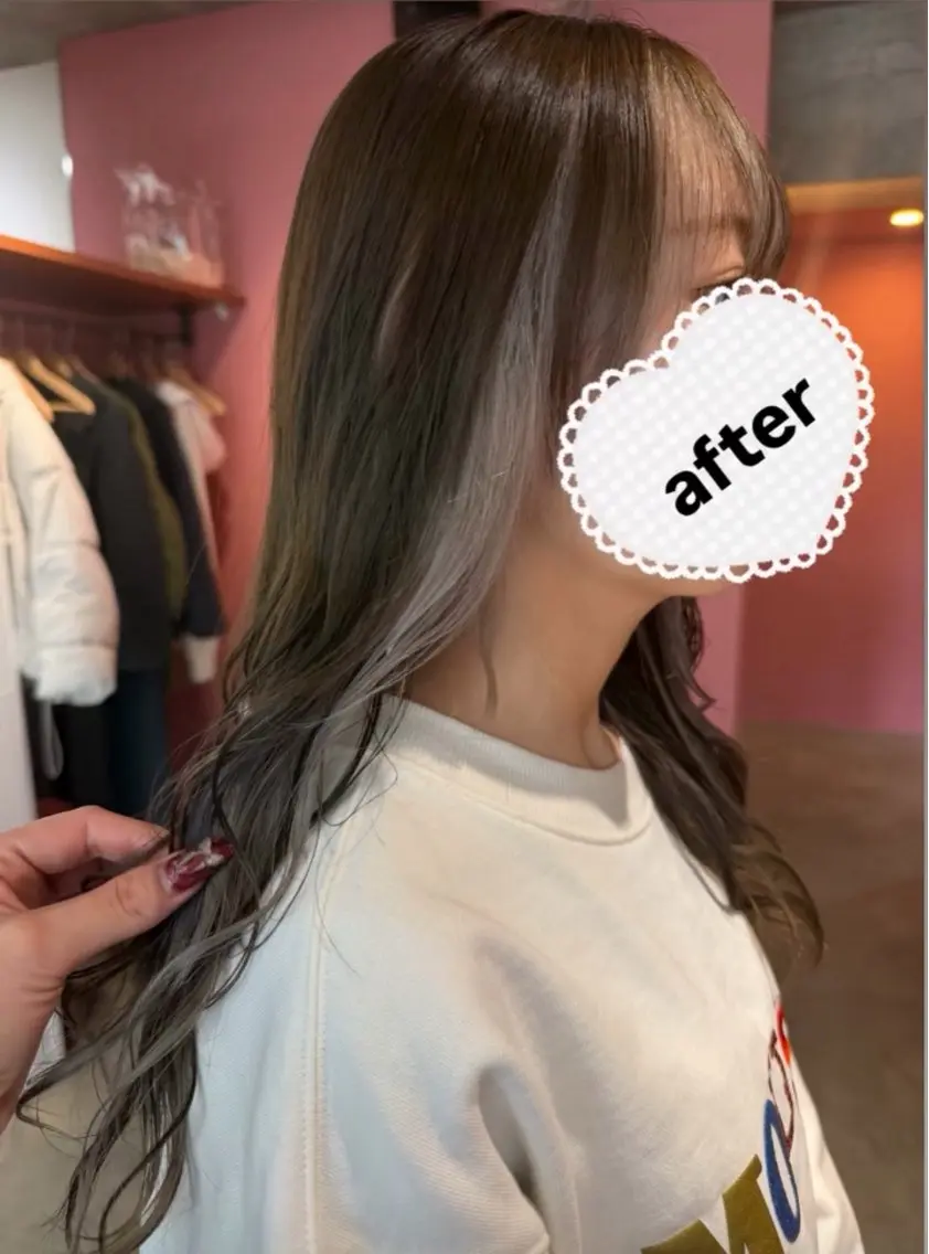 ロング 川本 葵のヘアスタイル
