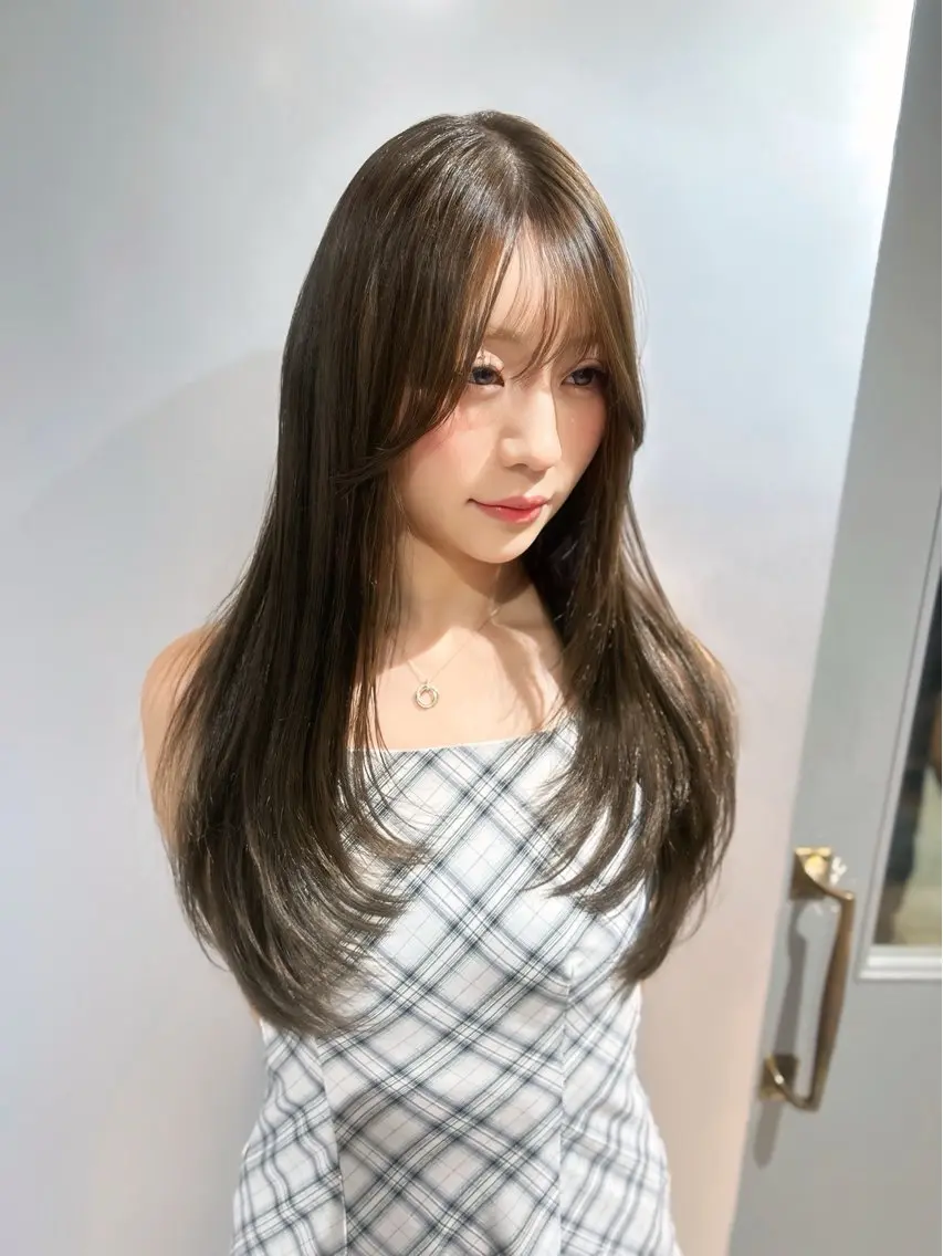 ロング カラー カット ヘアカラー トリートメント 店長✨髪質改善✖️ 透明感カラー／純大のヘアスタイル