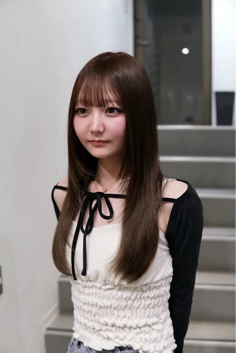 ロング カラー ブリーチ ブラウンカラー ブリーチなしカラー ヘアカラー トリートメント Himika🌻 髪質改善✨のヘアスタイル
