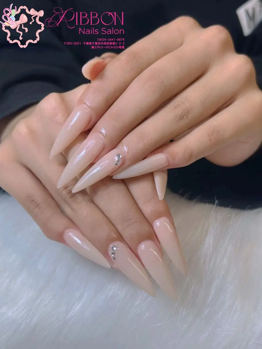 ネイル フットネイル フレンチネイル ジェルネイル マグネットネイル 持ち込み ハンドネイル Ribbonnail salonのネイルデザイン