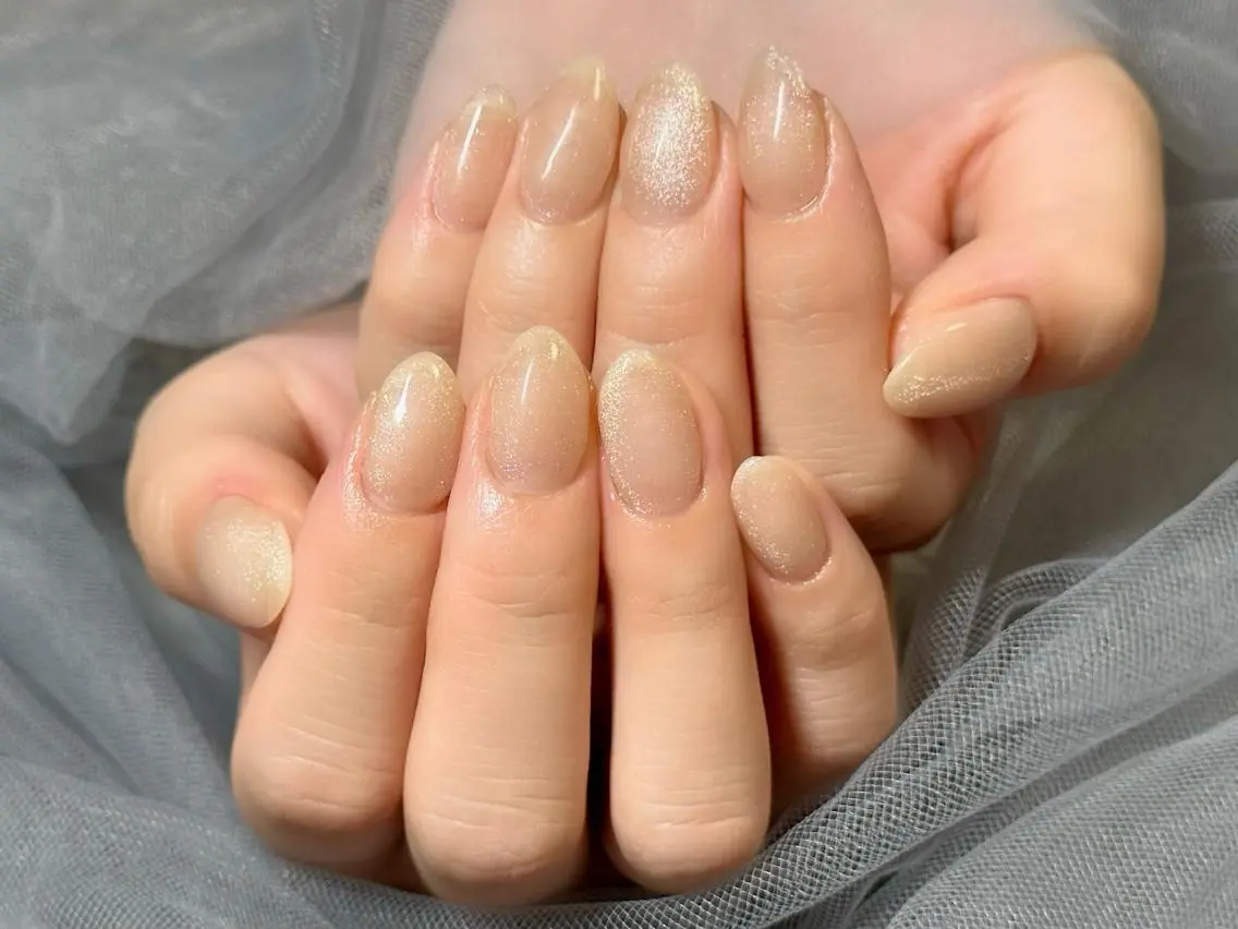 ネイル ラメ(グリッター) マグネットネイル ハンドネイル Nail Salon KURELLYのネイルデザイン