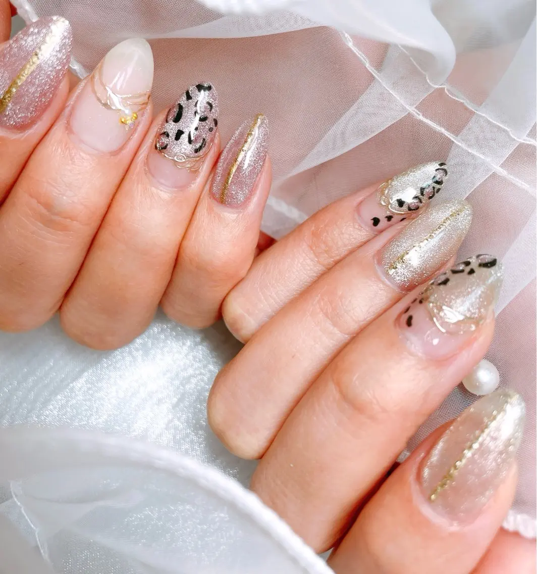ネイル マグネットネイル ミラーネイル ハンドネイル ハンドケア GAL_NAIL Miraiのネイルデザイン