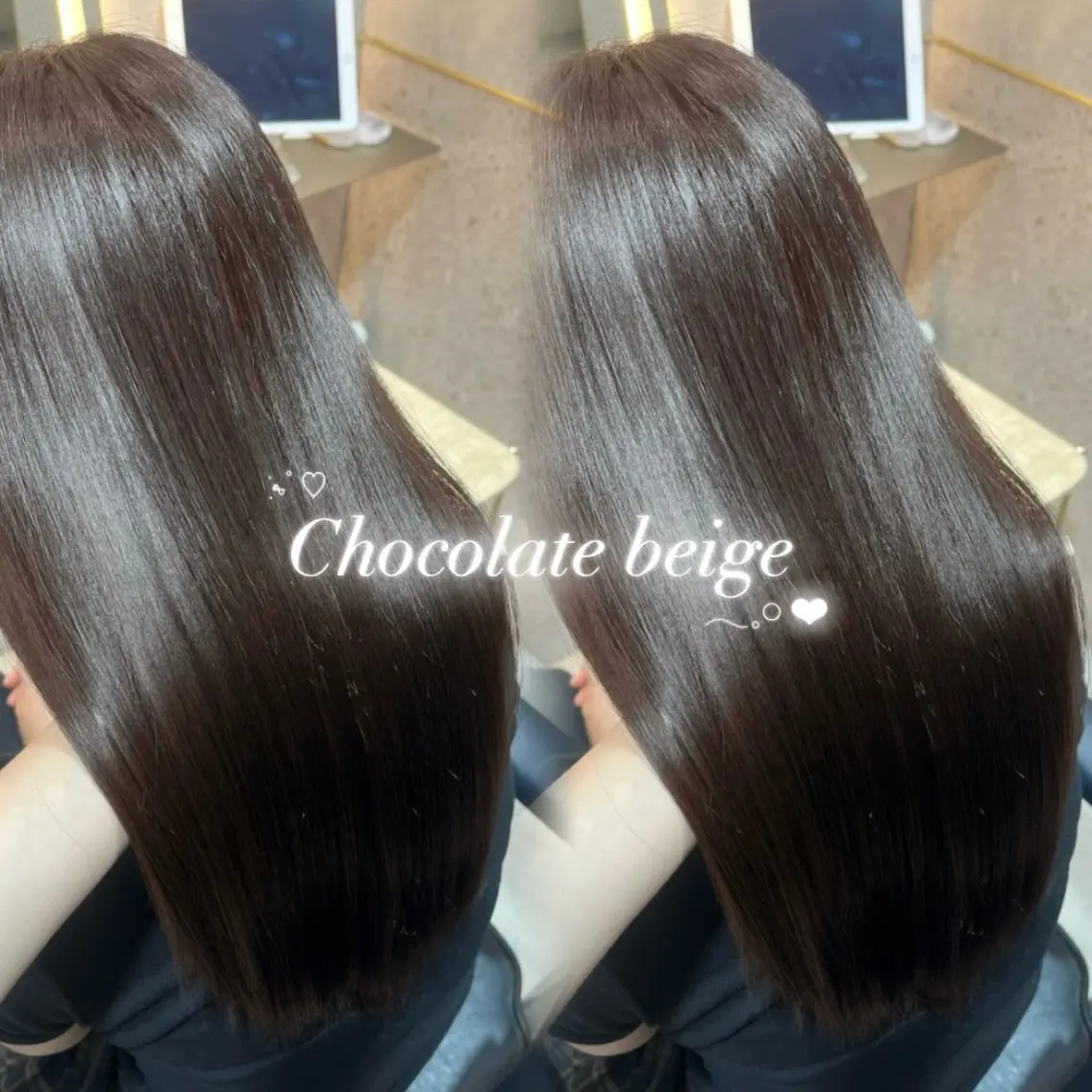 【🎀ミニモ限定🎀】艶サラストレート🫧縮毛矯正🫧𓂃𓈒𓏸︎︎︎︎ ❤︎の写真