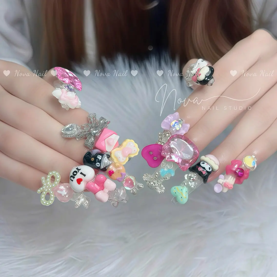 ネイル ハンドネイル ハンドケア Panda chan Novaのネイルデザイン
