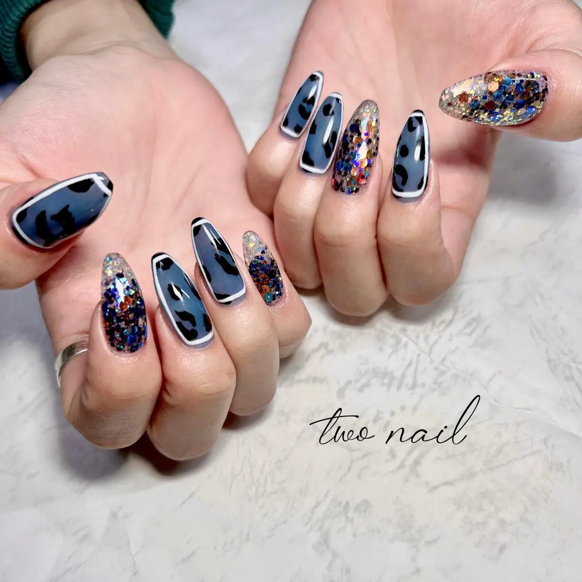 ネイル アートネイル フットネイル ハート ニュアンスネイル オフィスネイル two nailのネイルデザイン