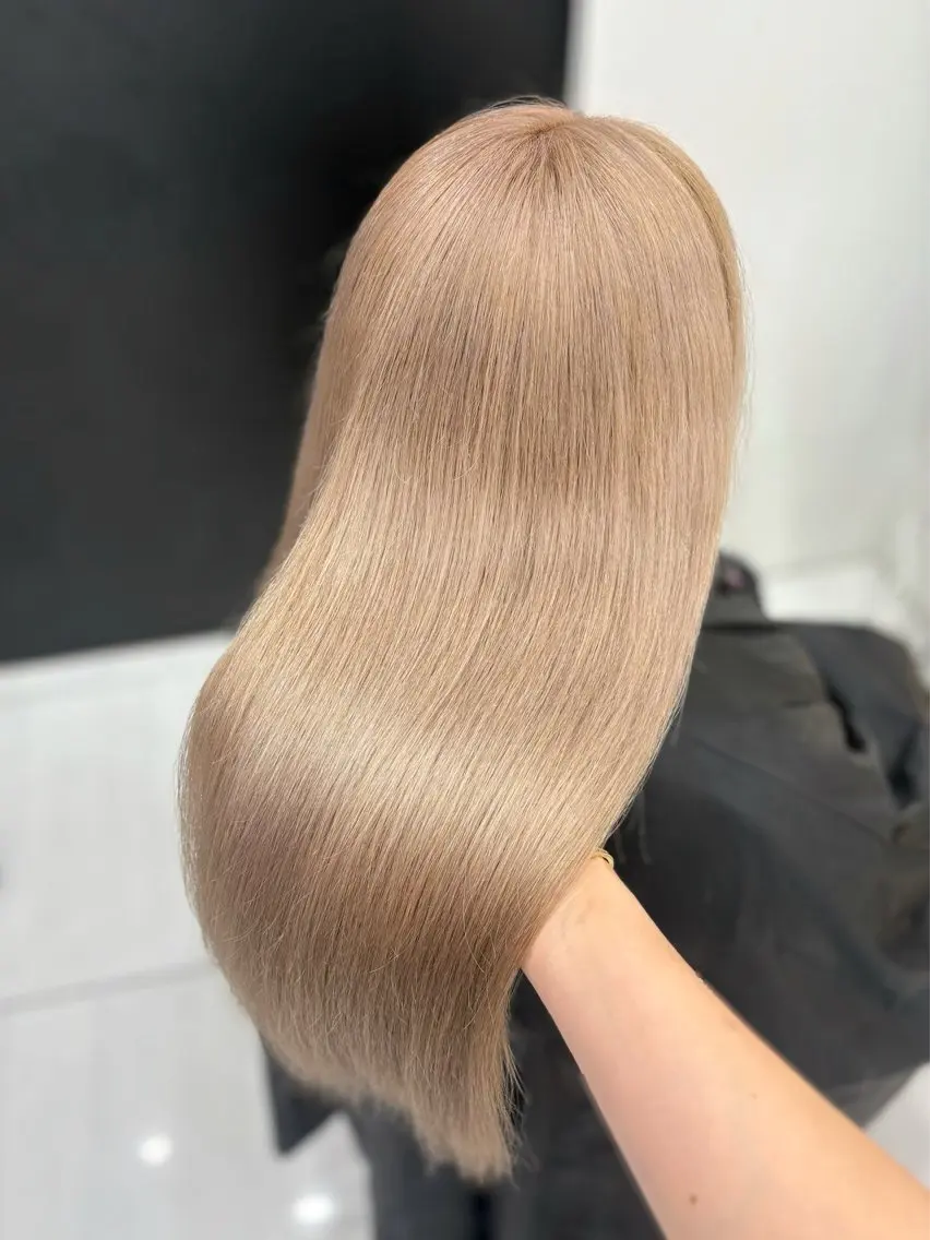 ロング カラー カット ヘアカラー トリートメント 新宿/韓国ヘア 中明度カラー/かやのヘアスタイル