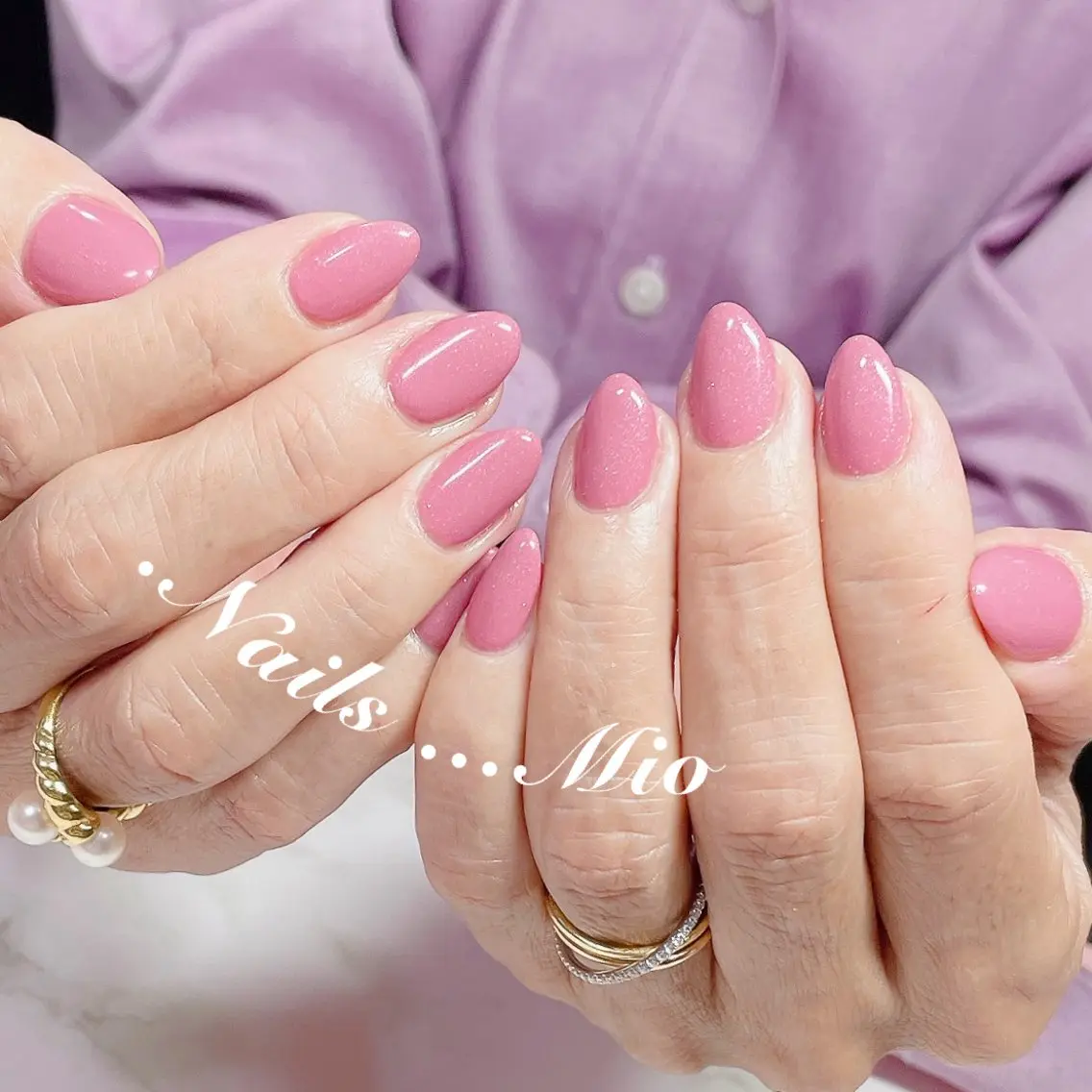 ネイル ジェルネイル ワンカラーネイル .Nails Mio 赤羽西ネイルサロンのネイルデザイン