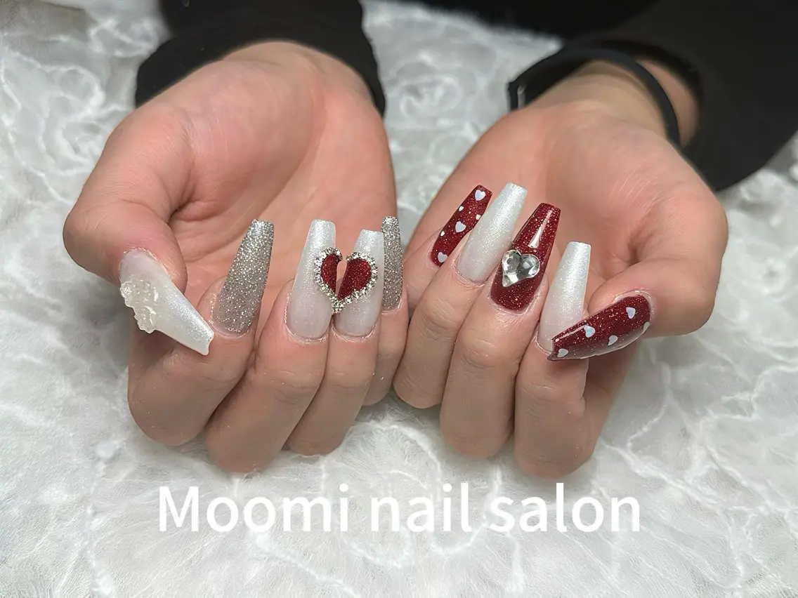 ロング ハンドネイル 長さだし専門店 Moominのネイルデザイン