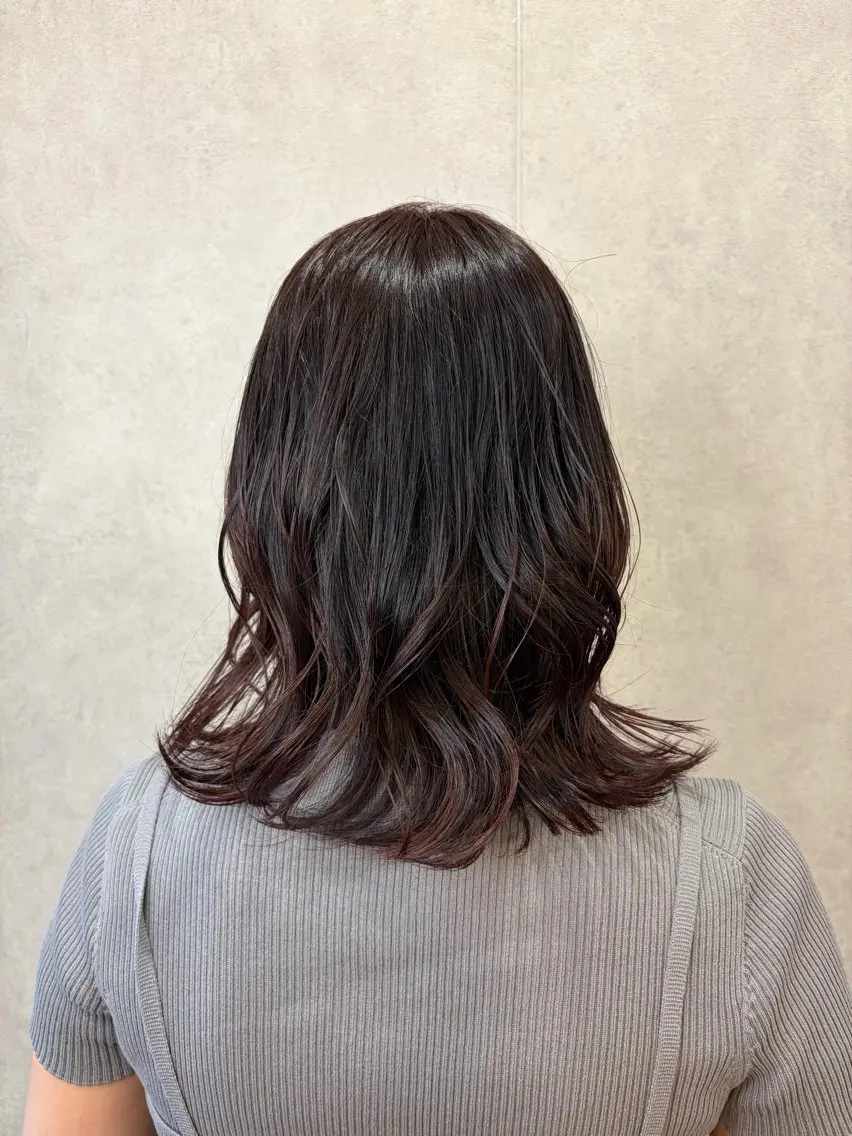 セミロング カット ヘッドスパ ヘアセット ERINA🐸垢抜け ミディアム/レイヤーのヘアスタイル