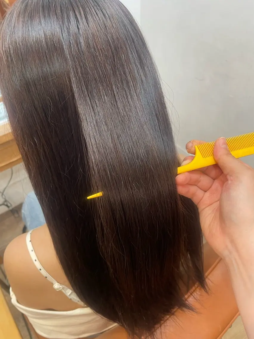 セミロング トリートメント 深澤 希心のヘアスタイル