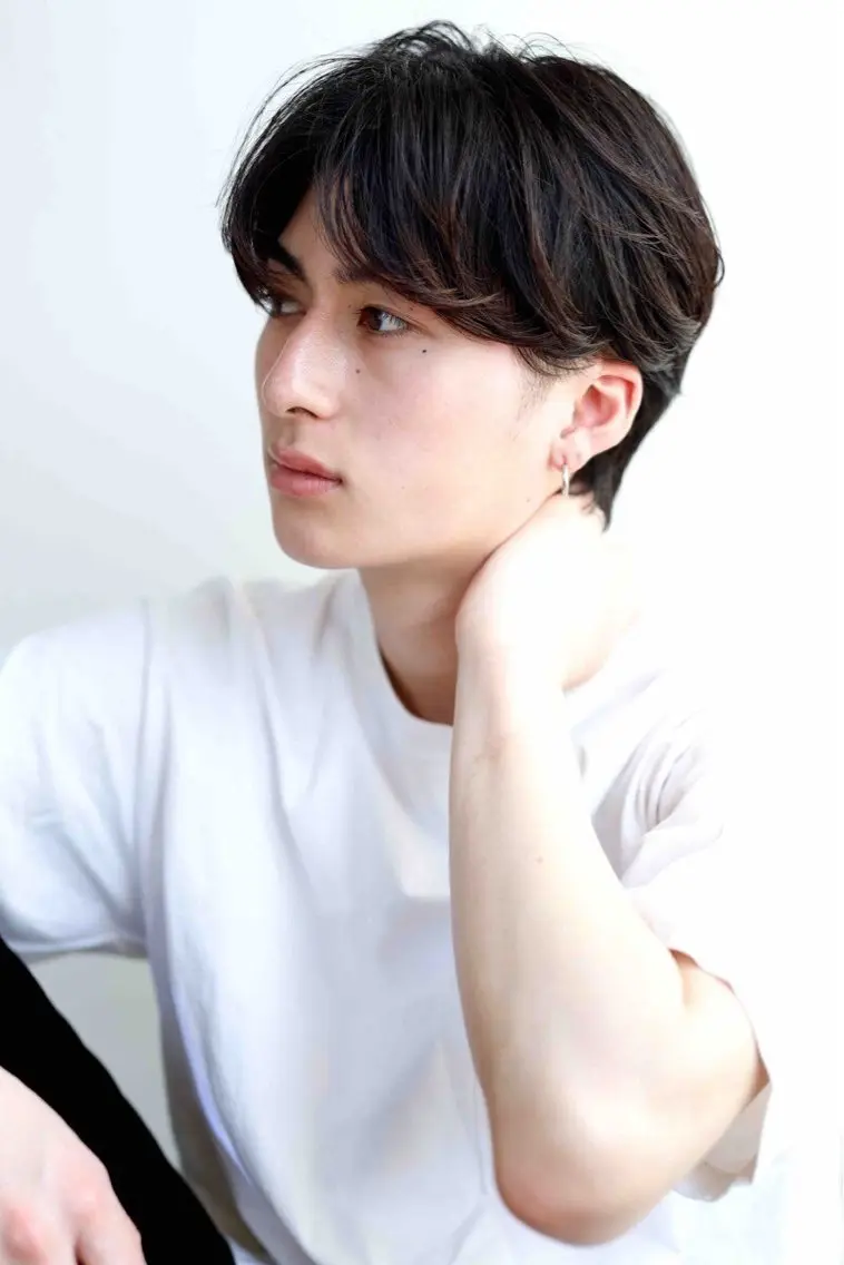 《朝ラクヘア》毛流れニュアンス、フェザー、シャドウパーマ+カット💇の写真
