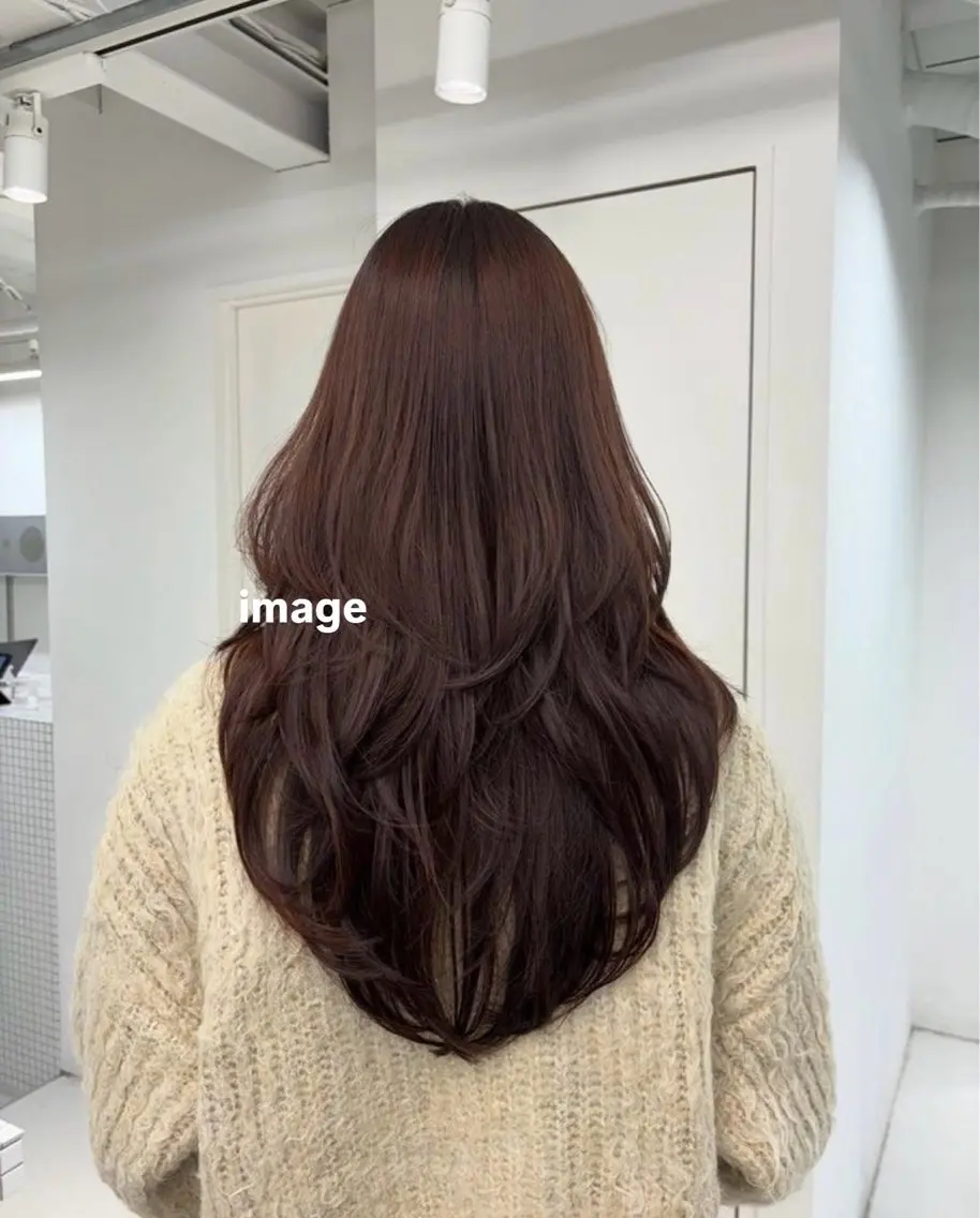 ロング ハイレイヤー レイヤーカット ロング 髪質改善ストレート Airi🪽🫧のヘアスタイル