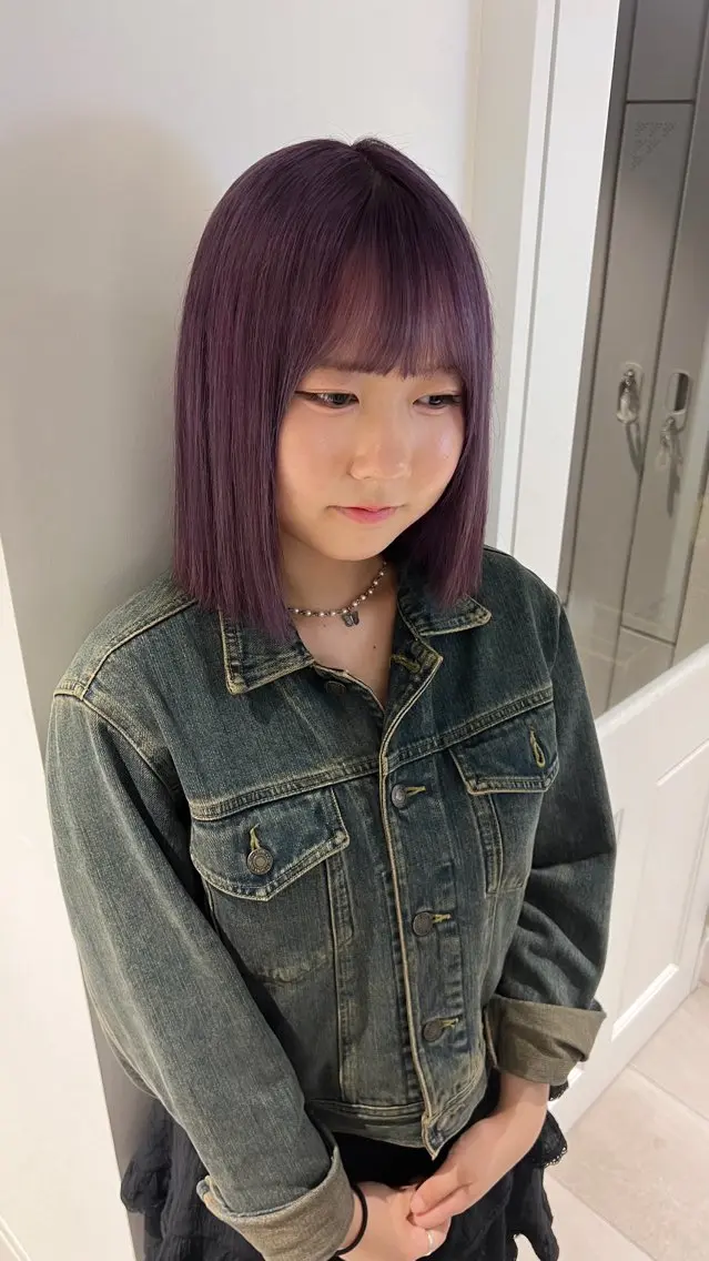 ミディアム Miyuu 『藤沢』のヘアスタイル
