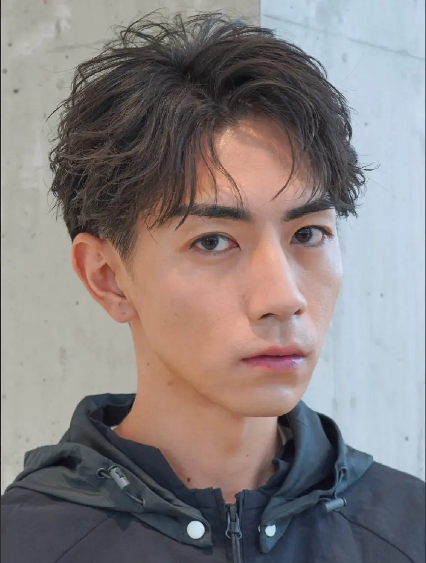 ショート カラー パーマ ヘアアレンジ メンズ カット パーマ fifth 窪田潤平のヘアスタイル