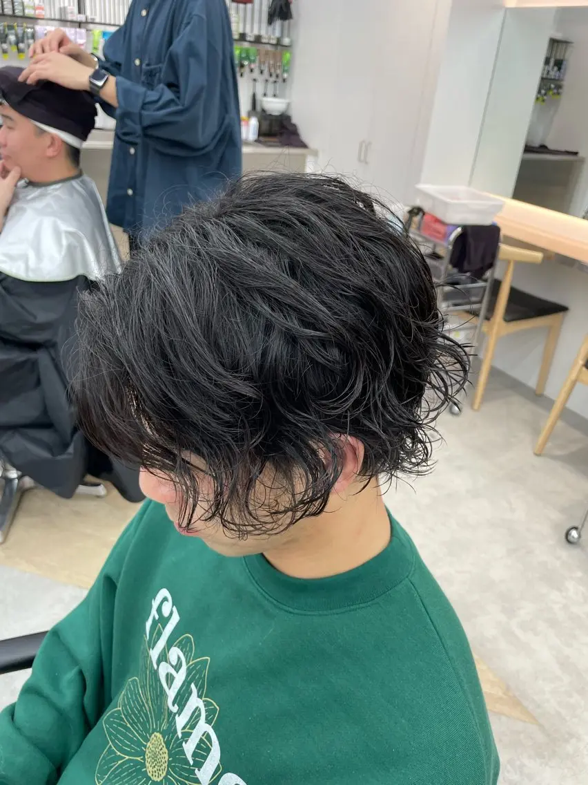 ショート パーマ メンズ SENTA✨メンズ パーマ✨fifth栄のヘアスタイル