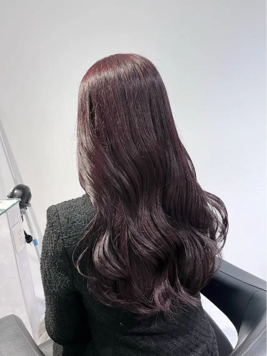 ロング カラー 🎀暖色/ラベンダー /paru🤍のヘアスタイル