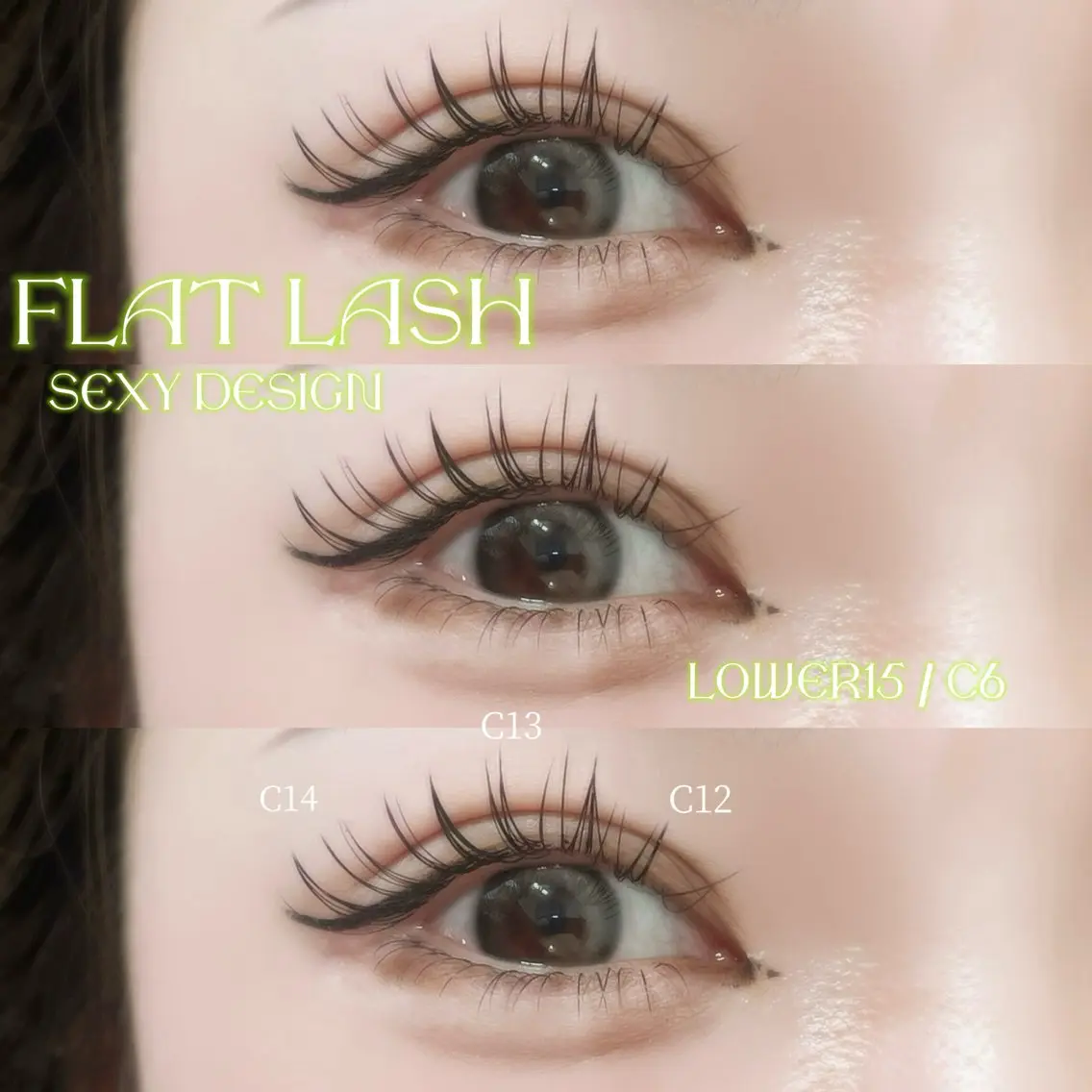マツエク・マツパ マツエク eye studio Ateのマツエク・マツパデザイン