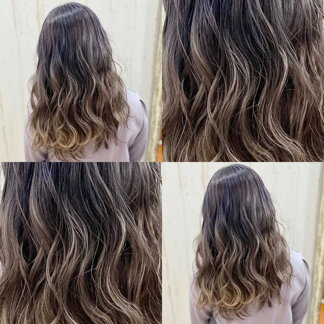 セミロング カラー ハイトーン💫 エクステ💫maiのヘアスタイル