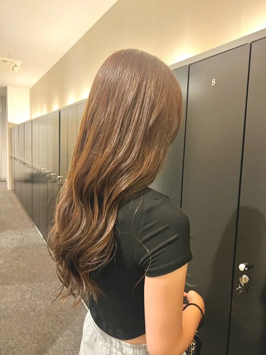 ロング カラー ヘアカラー トリートメント ほのか./ geepのヘアスタイル