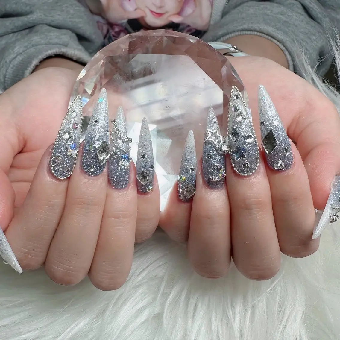 ネイル フットネイル フレンチネイル グラデーション 韓国ネイル ロングネイル ハンドネイル Hani Nail Salonのネイルデザイン