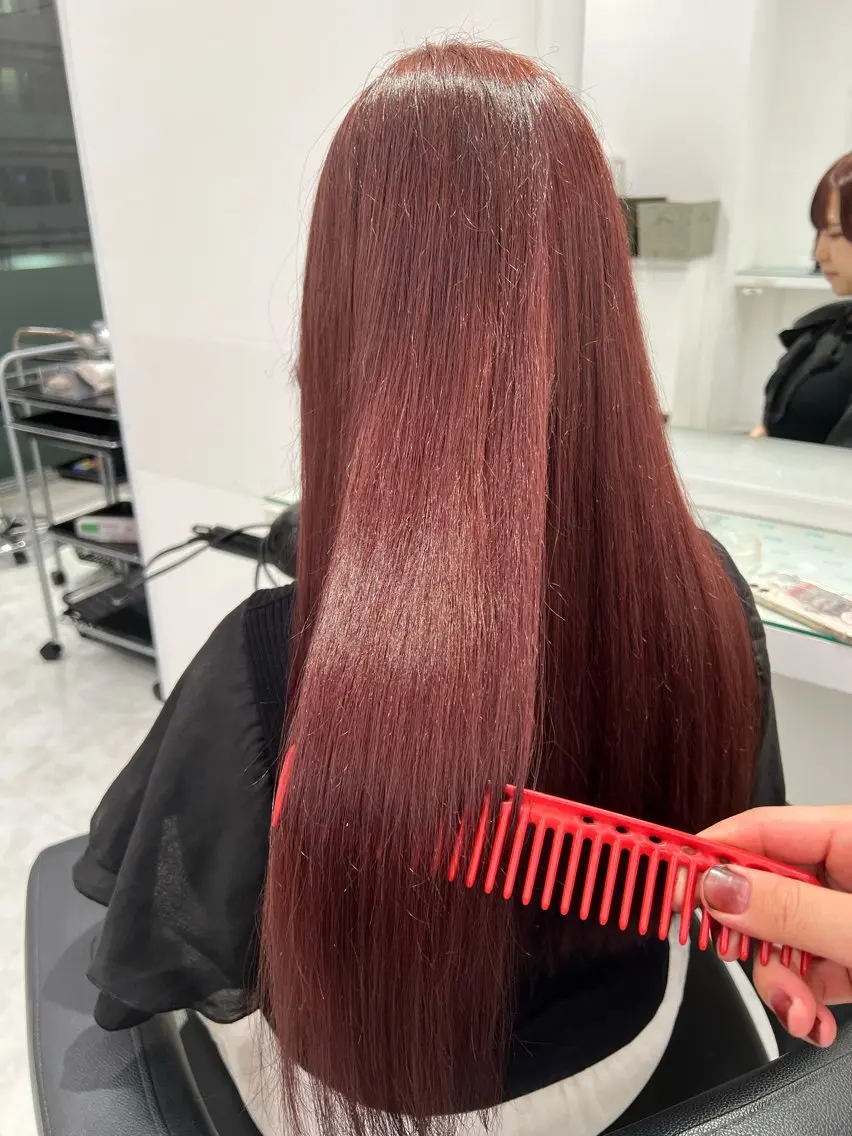カラー ヘアカラー トリートメント ブリーチなし透明感 💗RYOTAのヘアスタイル