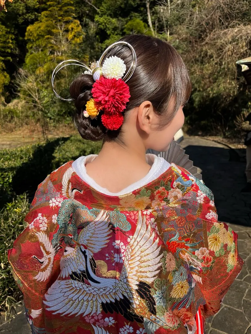 セミロング ヘアセット ❁ヘアメ❁ YUMI ❁ゆみ❁横浜桜木町のヘアスタイル