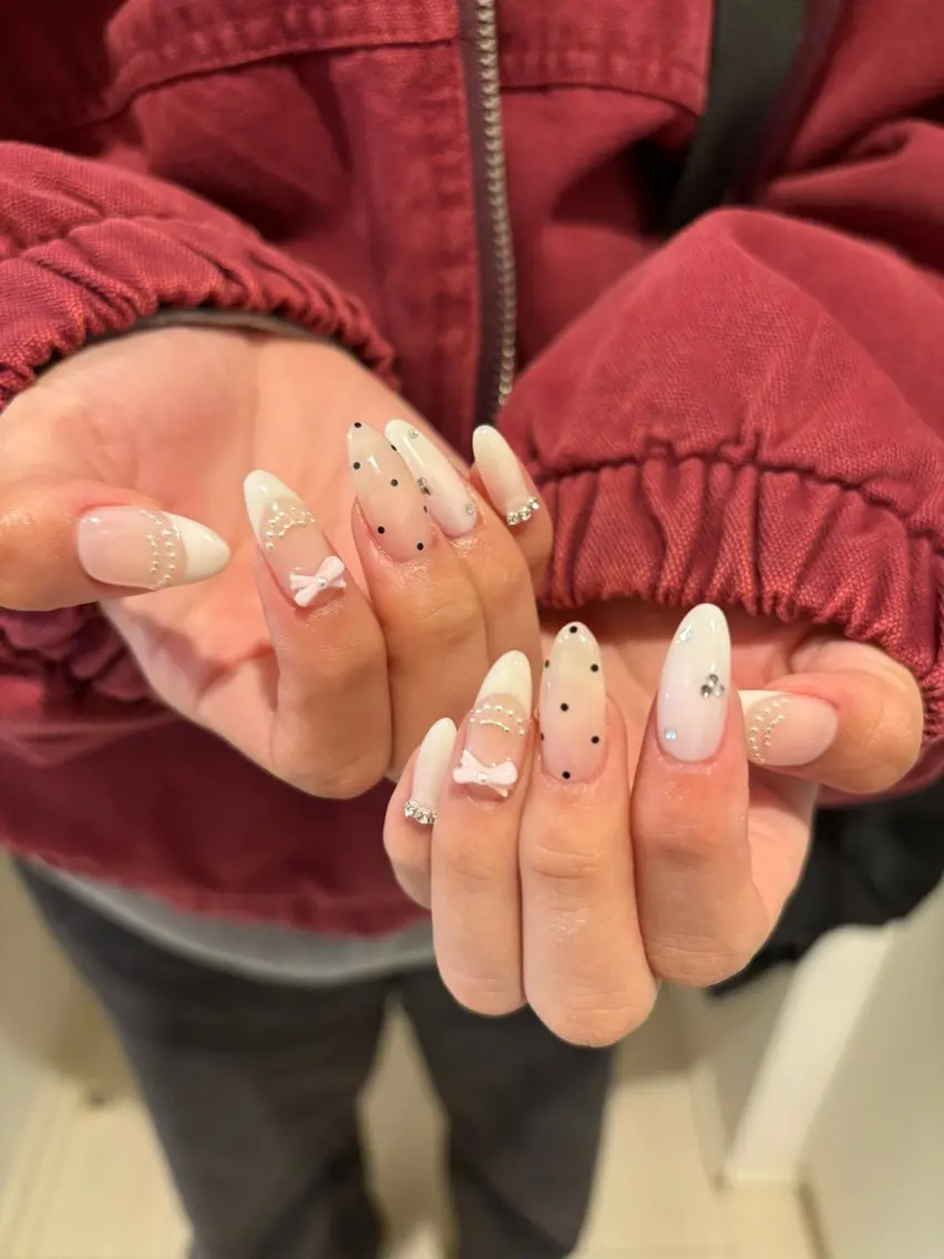 ネイル 持ち込み ハンドネイル Elle. ASAMIのネイルデザイン