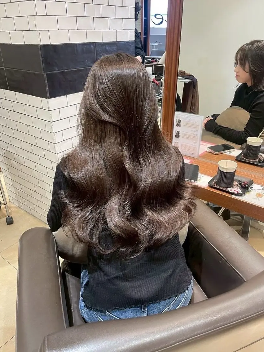 ロング 似合わせカット カット ヘアカラー 溝渕朋也/髪質改善 /レイヤーカットのヘアスタイル