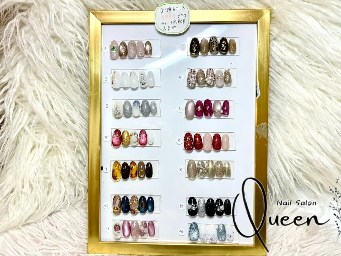ネイル ハンドネイル Queennail 北堀江AYAのネイルデザイン