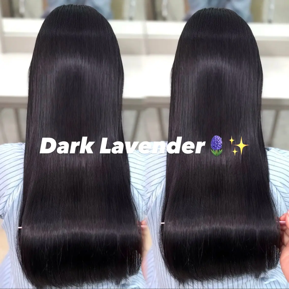 ロング カラー 透明感カラー ラベンダーカラー ヘアカラー coco ウナのヘアスタイル